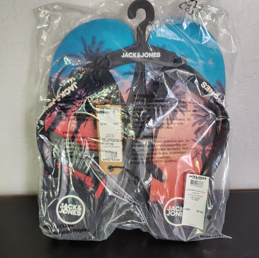 Jack & Jones Paradise Sandals Size 11/12